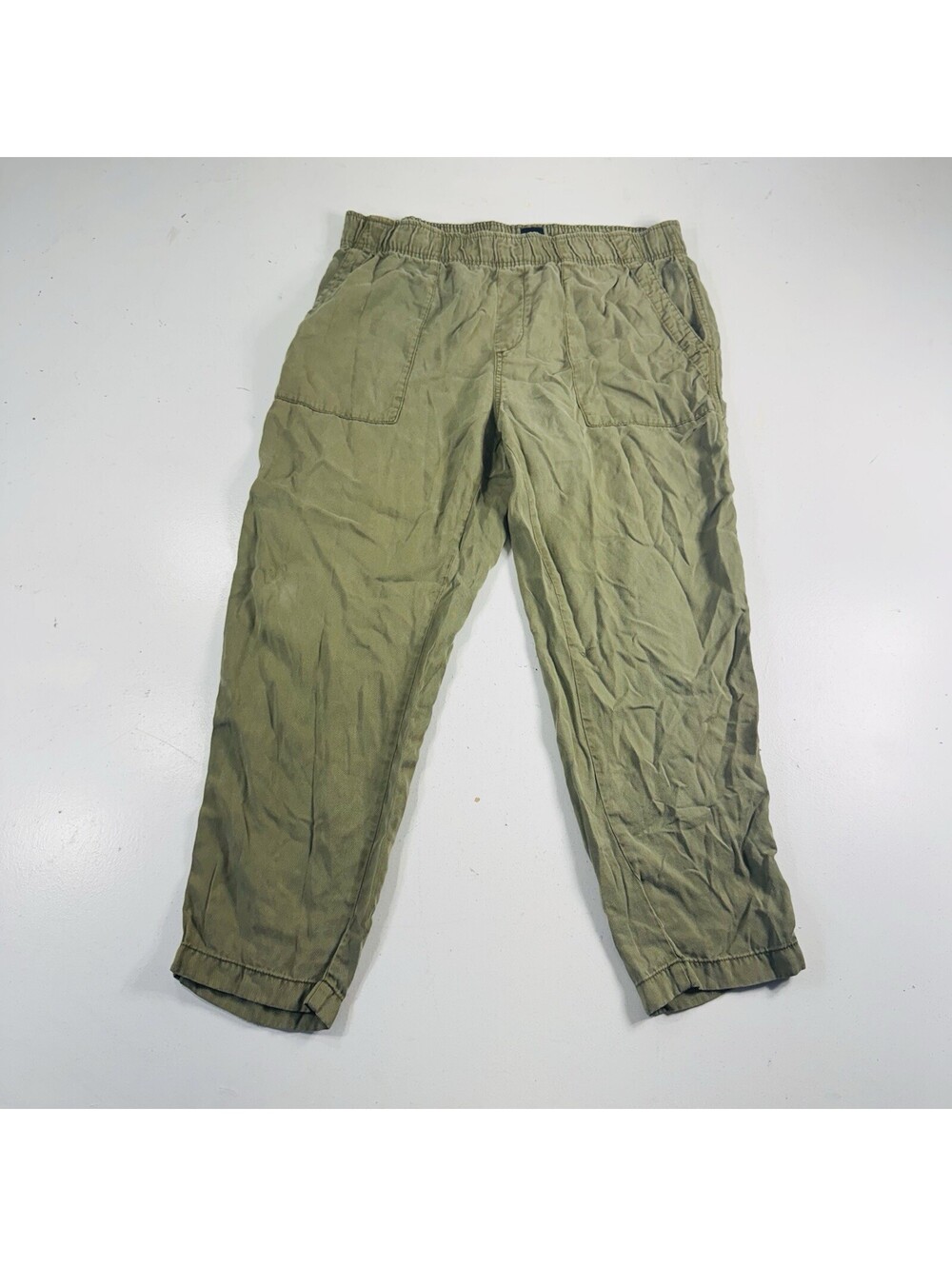 Gap High Rise Women’s Green Lyocell Classy Jogger Athleisure Large